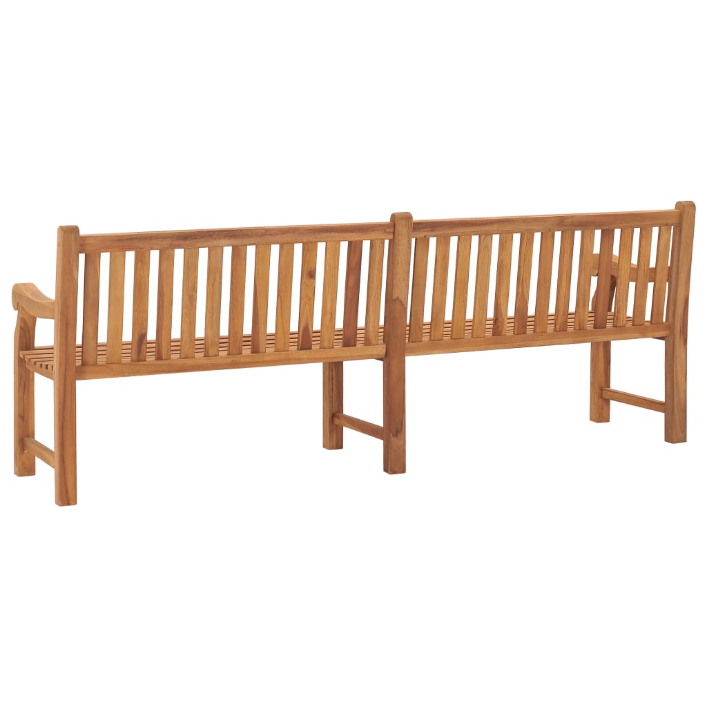 vidaXL Garden Bench 228 cm Solid Teak Wood