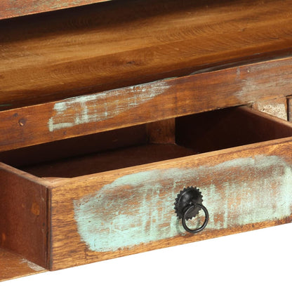 vidaXL TV Cabinet Multicolour 110x30x40 cm Solid Reclaimed Wood