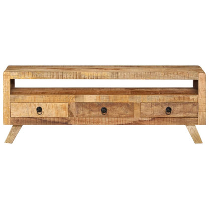 vidaXL TV Cabinet 110x30x40 cm Solid Mango Wood