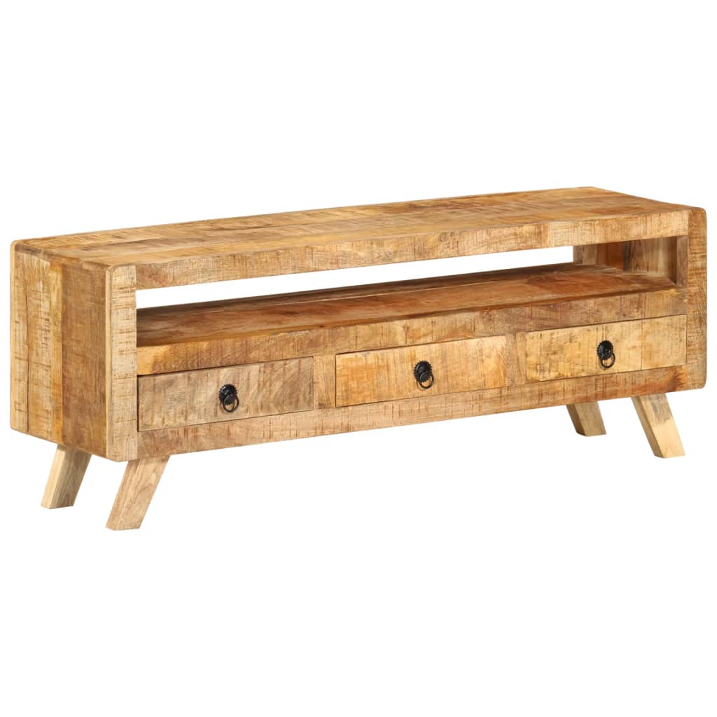 vidaXL TV Cabinet 110x30x40 cm Solid Mango Wood