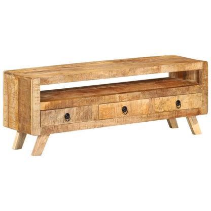 vidaXL TV Cabinet 110x30x40 cm Solid Mango Wood