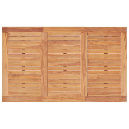 vidaXL Garden Dining Table 150x90x75 cm Solid Wood Teak