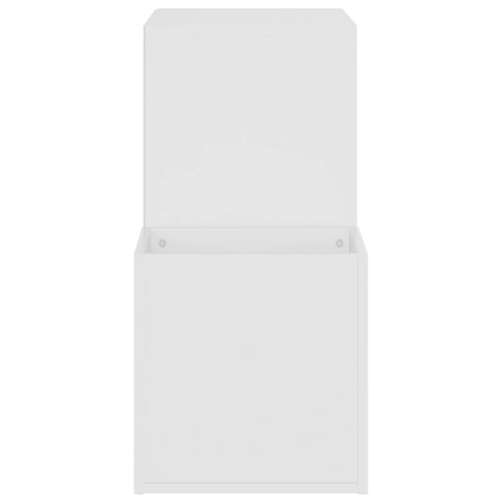 vidaXL Hall Shoe Cabinet White 105x35.5x70 cm Engineered Wood