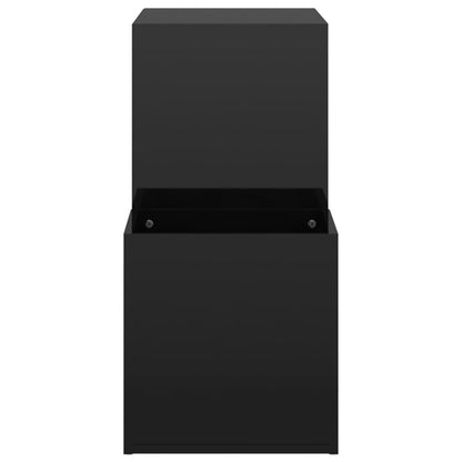 vidaXL Hall Shoe Cabinet High Gloss Black 105x35.5x70 cm Engineered Wood