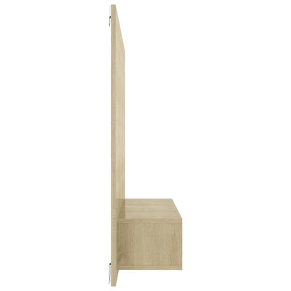 vidaXL Wall TV Cabinet Sonoma Oak 120x23.5x90 cm Engineered Wood