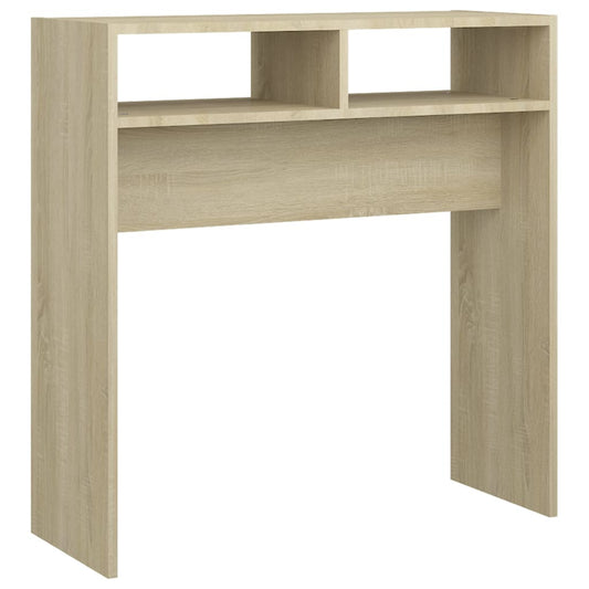 808299 vidaXL Console Table Sonoma Oak 78x30x80 cm Engineered Wood
