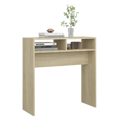808299 vidaXL Console Table Sonoma Oak 78x30x80 cm Engineered Wood