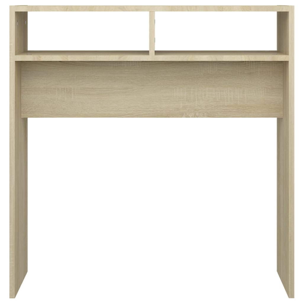 808299 vidaXL Console Table Sonoma Oak 78x30x80 cm Engineered Wood