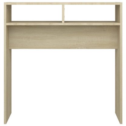 808299 vidaXL Console Table Sonoma Oak 78x30x80 cm Engineered Wood