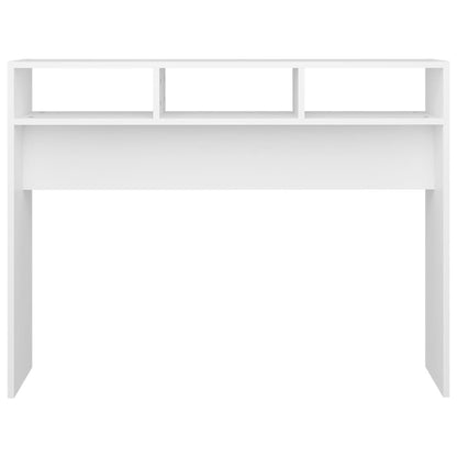 vidaXL Console Table White 105x30x80 cm Engineered Wood