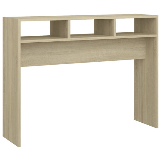 808308 vidaXL Console Table Sonoma Oak 105x30x80 cm Engineered Wood