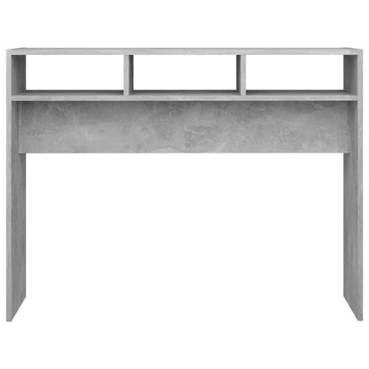 vidaXL Console Table Concrete Grey 105x30x80 cm Engineered Wood