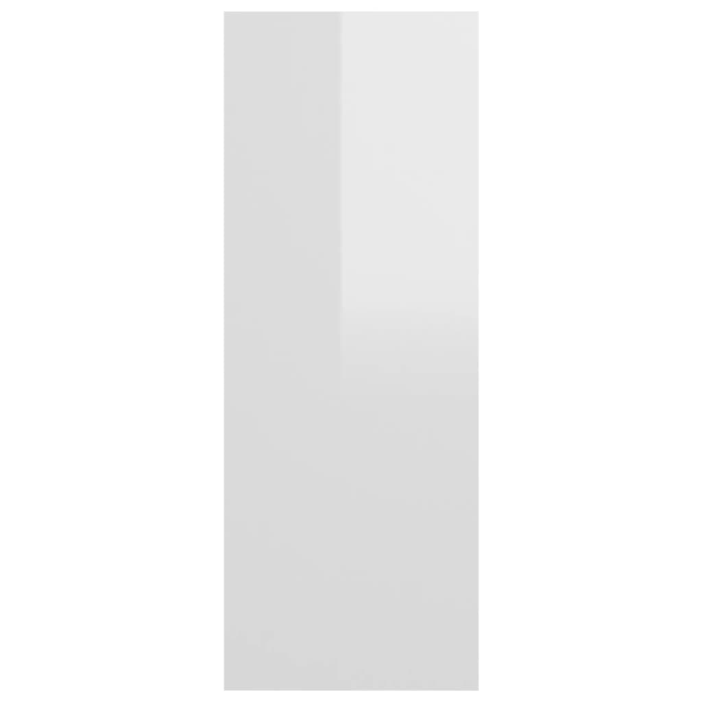 vidaXL Console Table High Gloss White 105x30x80 cm Engineered Wood
