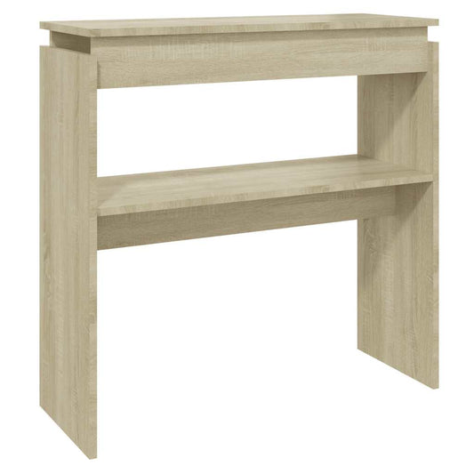 808317 vidaXL Console Table Sonoma Oak 80x30x80 cm Engineered Wood
