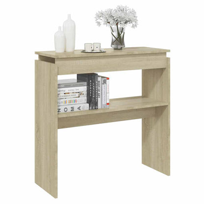 808317 vidaXL Console Table Sonoma Oak 80x30x80 cm Engineered Wood