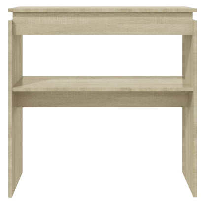 808317 vidaXL Console Table Sonoma Oak 80x30x80 cm Engineered Wood