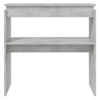 vidaXL Console Table Concrete Grey 80x30x80 cm Engineered Wood