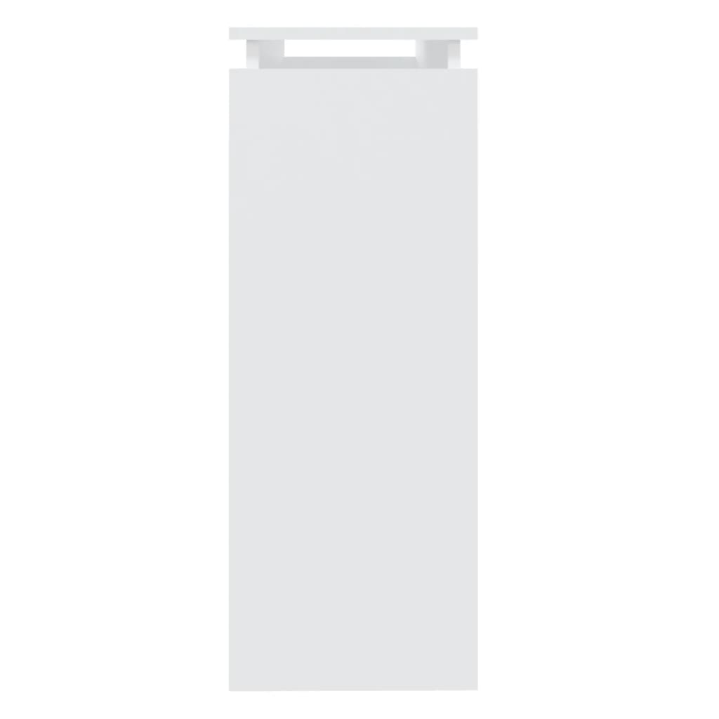 808323 vidaXL Console Table White 102x30x80 cm Engineered Wood