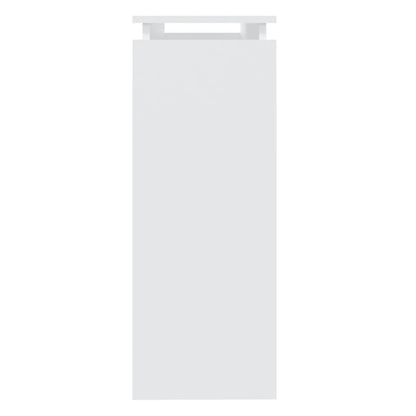 808323 vidaXL Console Table White 102x30x80 cm Engineered Wood