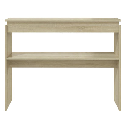 808326 vidaXL Console Table Sonoma Oak 102x30x80 cm Engineered Wood