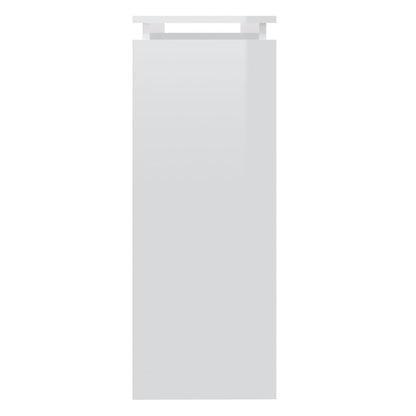 vidaXL Console Table High Gloss White 102x30x80 cm Engineered Wood