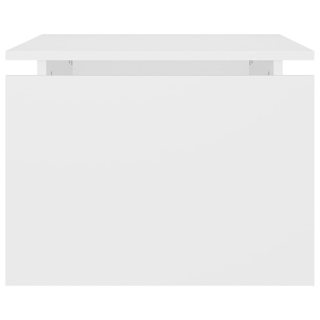vidaXL Coffee Table White 68x50x38 cm Engineered Wood