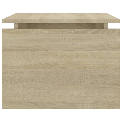 vidaXL Coffee Table Sonoma Oak 68x50x38 cm Engineered Wood