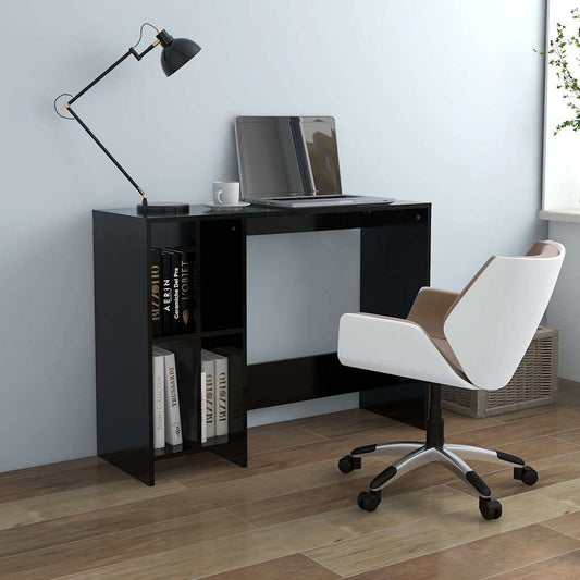 808342 vidaXL Notebook Desk Black 102,5x35x75 cm Engineered Wood