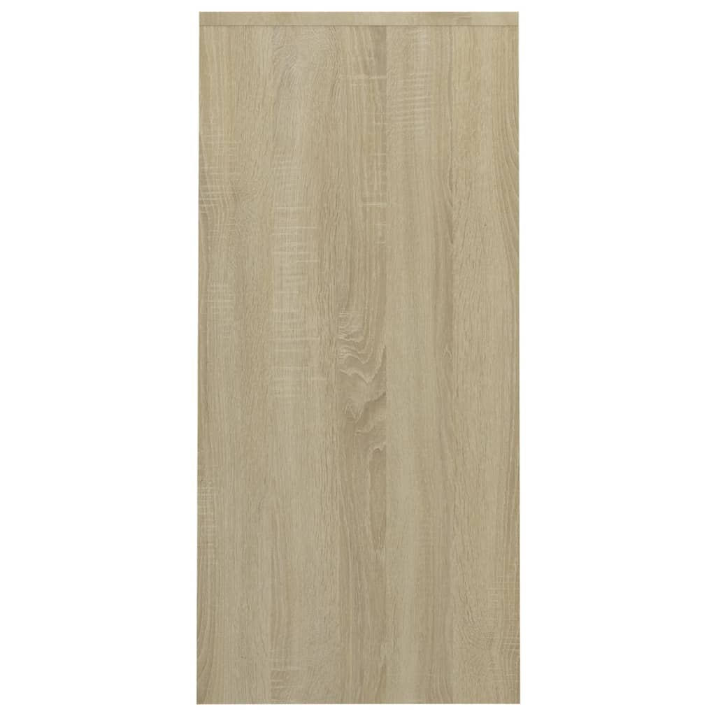 vidaXL Notebook Desk Sonoma Oak 102.5x35x75 cm Engineered Wood