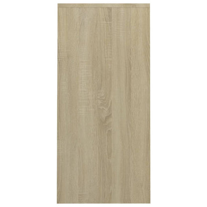 vidaXL Notebook Desk Sonoma Oak 102.5x35x75 cm Engineered Wood