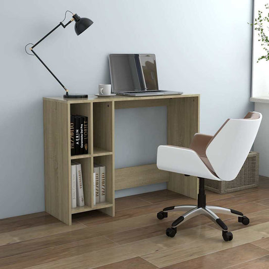 808344 vidaXL Notebook Desk Sonoma Oak 102,5x35x75 cm Engineered Wood