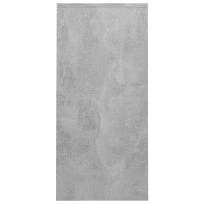 808345 vidaXL Notebook Desk Concrete Grey 102,5x35x75 cm Engineered Wood