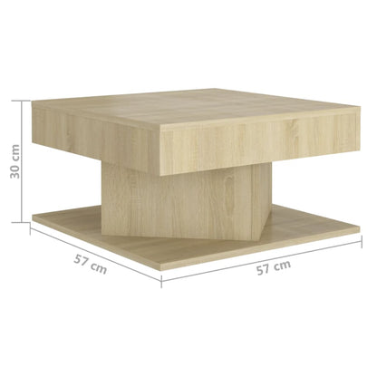 vidaXL Coffee Table | Sonoma oak | Engineered wood | Small | Simple