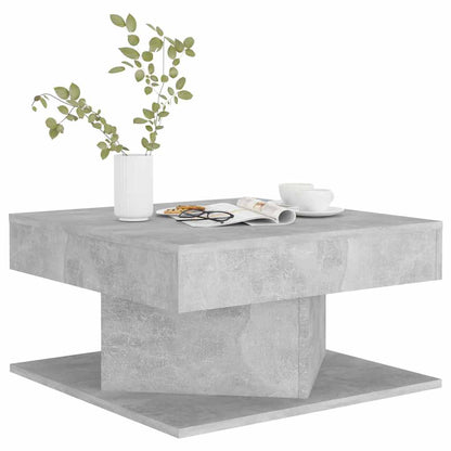 vidaXL Coffee Table | Concrete grey | Engineered wood | Small |  Simplistic