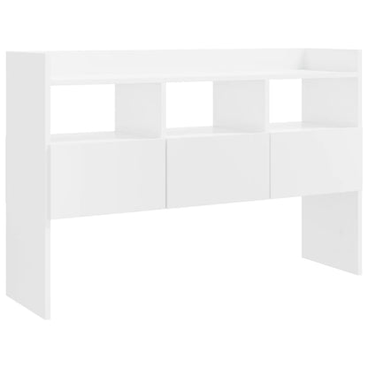 vidaXL Sideboard High Gloss White 105x30x70 cm Engineered Wood