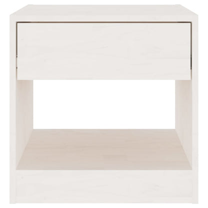 vidaXL Bedside Cabinets 2 pcs White 40x31x40 cm Solid Pinewood