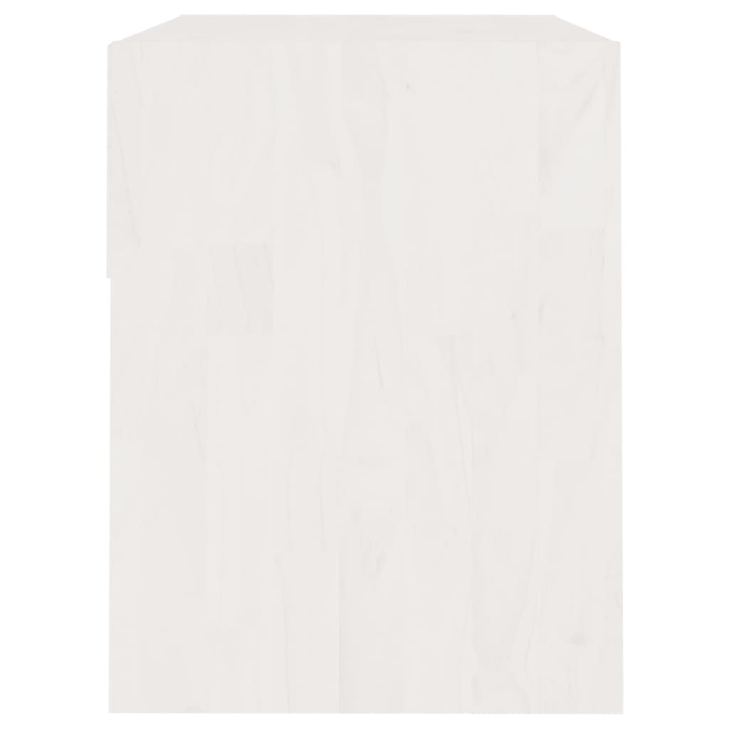 vidaXL Bedside Cabinets 2 pcs White 40x31x40 cm Solid Pinewood