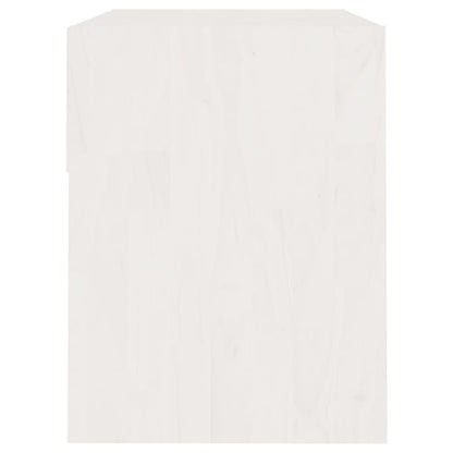vidaXL Bedside Cabinets 2 pcs White 40x31x40 cm Solid Pinewood