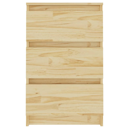 vidaXL Bedside Cabinets 2 pcs 40x29.5x64 cm Solid Pine Wood