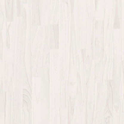 vidaXL Bedside Cabinet White 60x36x64 cm Solid Pinewood