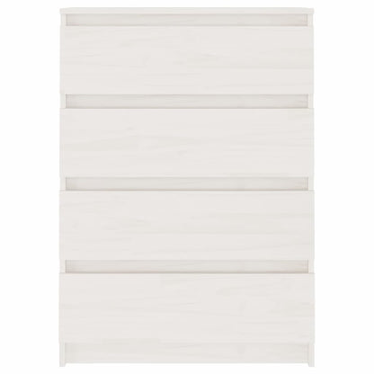 vidaXL Side Cabinet White 60x36x84 cm Solid Pinewood