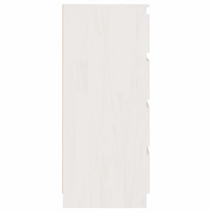 vidaXL Side Cabinet White 60x36x84 cm Solid Pinewood