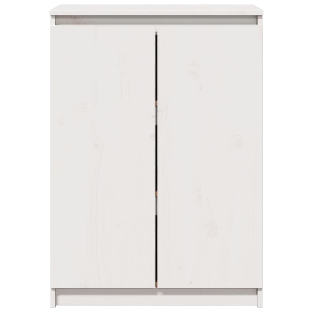 vidaXL Sideboard White 60x36x84 cm Solid Pinewood