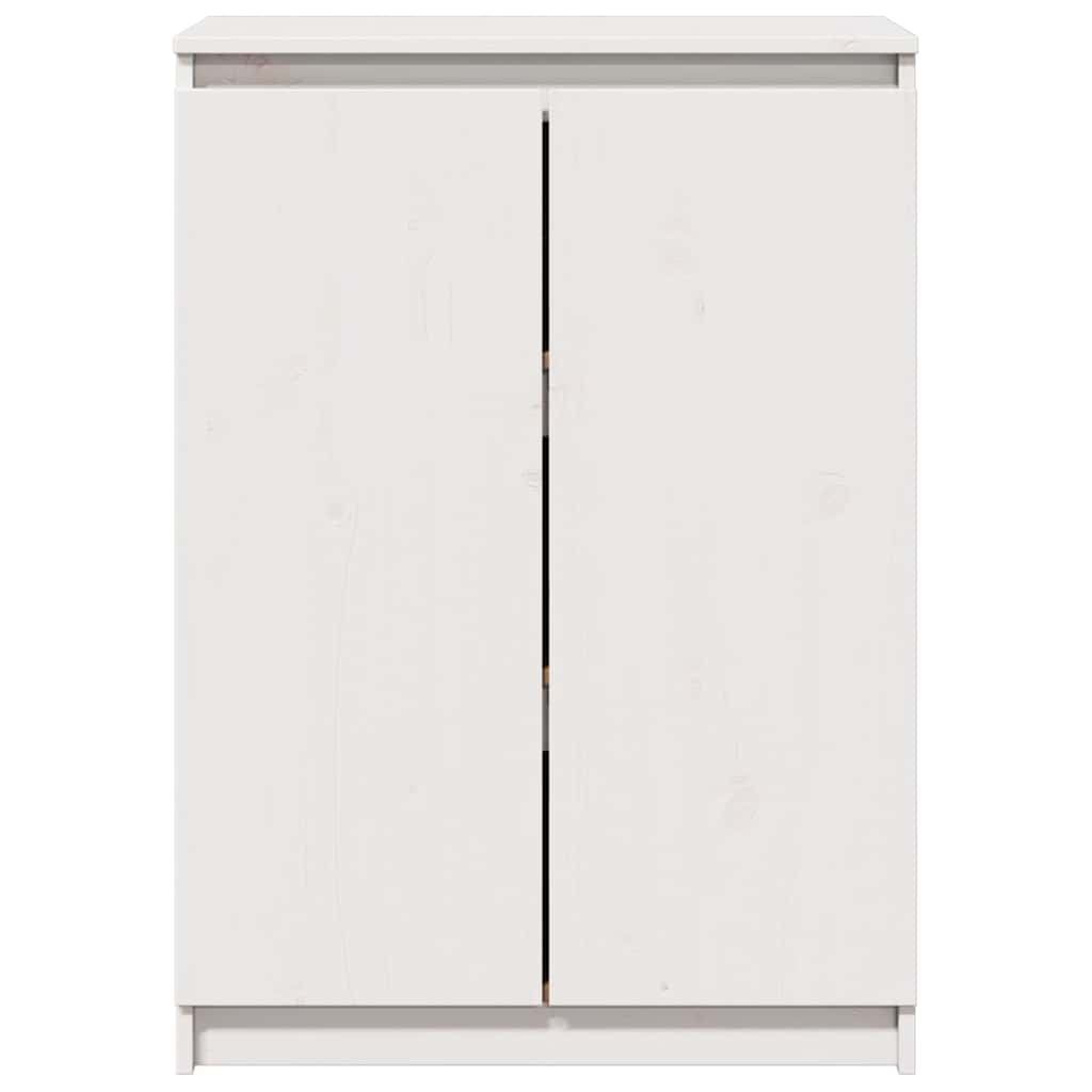 vidaXL Sideboard White 60x36x84 cm Solid Wood Pine