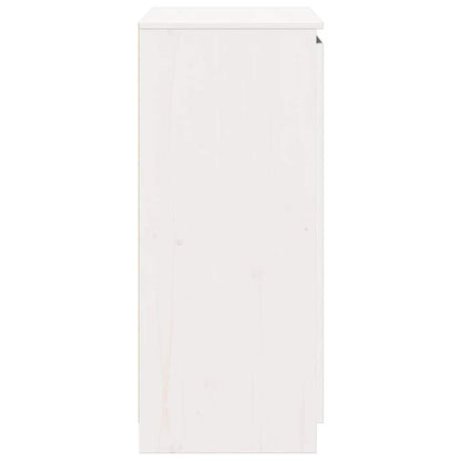 vidaXL Sideboard White 60x36x84 cm Solid Wood Pine
