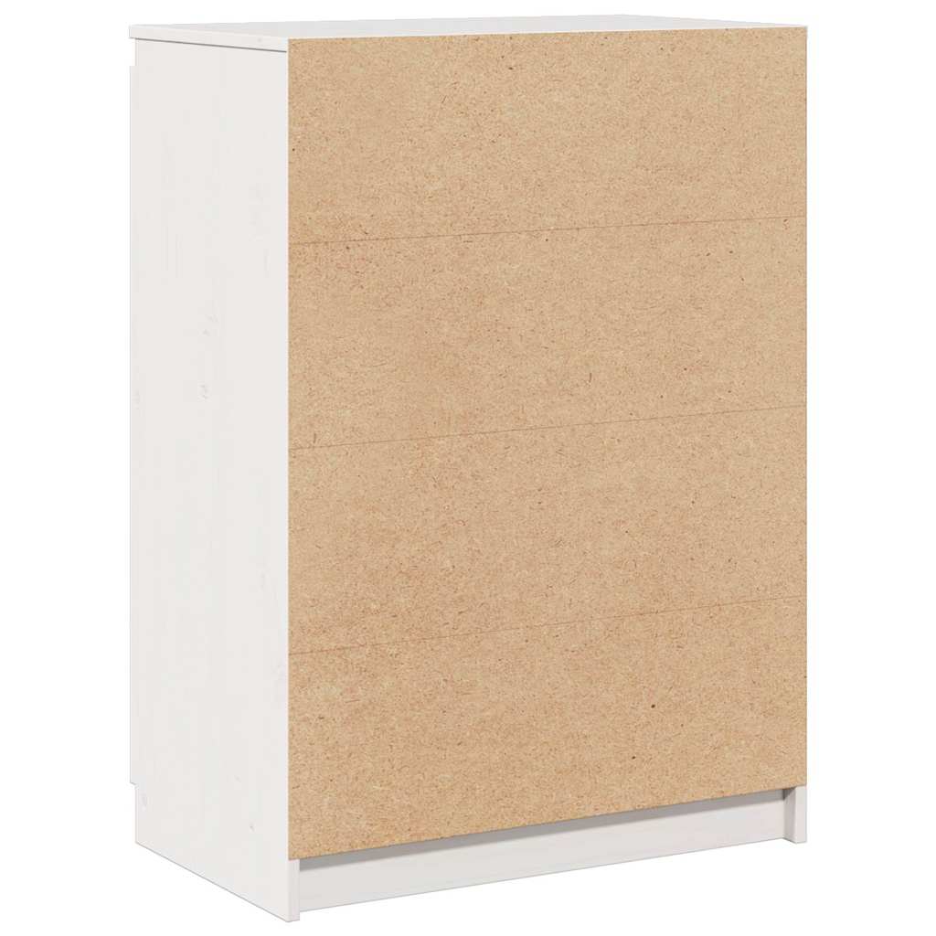 vidaXL Sideboard White 60x36x84 cm Solid Wood Pine