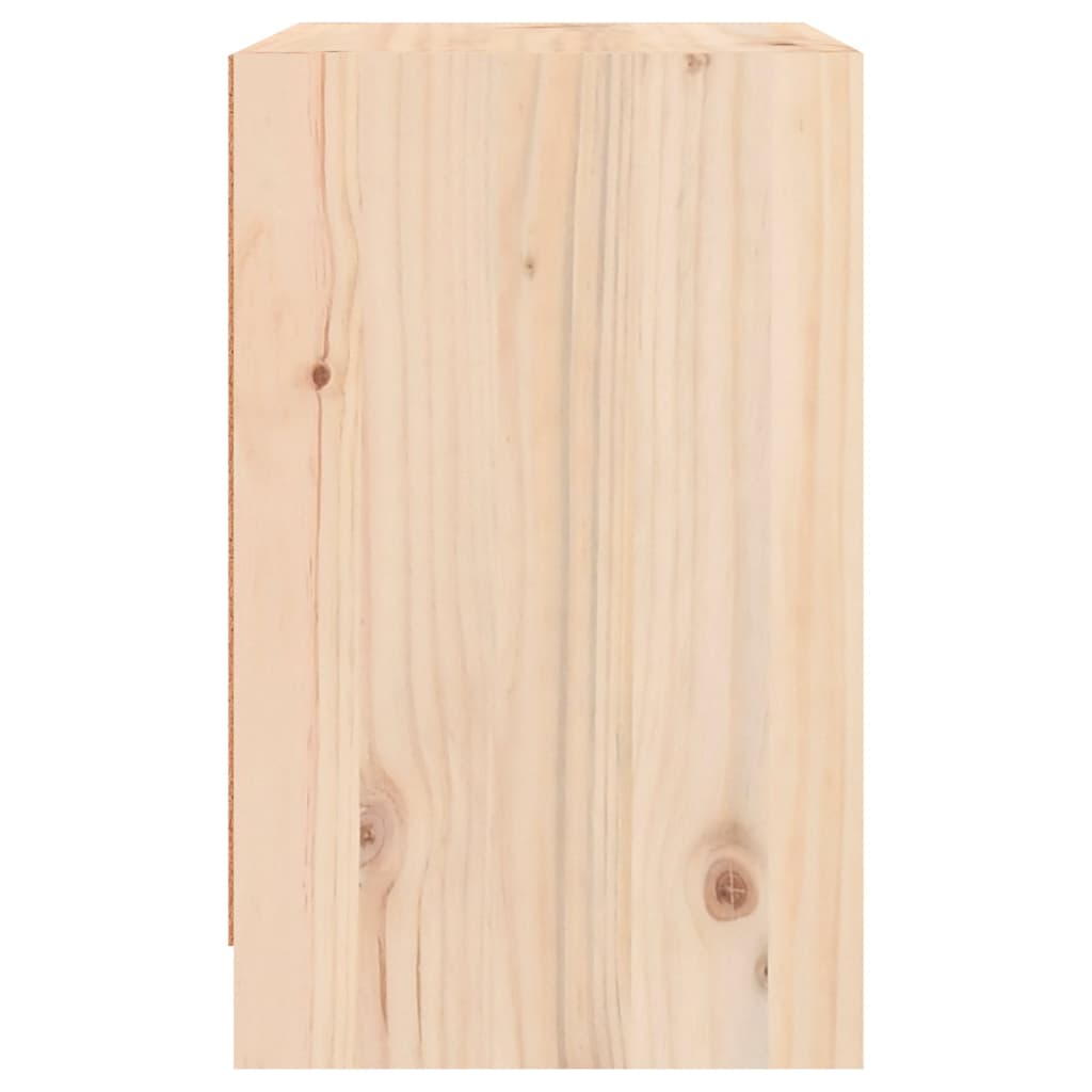 vidaXL Bedside Cabinet 40x31x50 cm Solid Pinewood