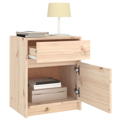 vidaXL Bedside Cabinets 2 pcs 40x31x50 cm Solid Pinewood