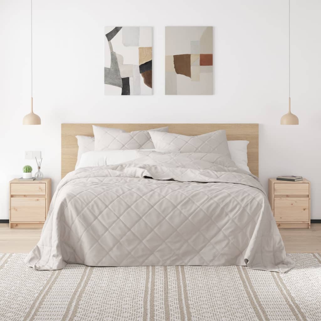vidaXL Bedside Cabinets 2 pcs 40x31x50 cm Solid Pinewood