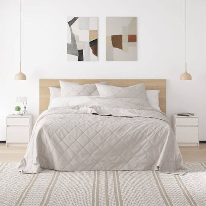 vidaXL Bedside Cabinet White 40x31x50 cm Solid Pinewood